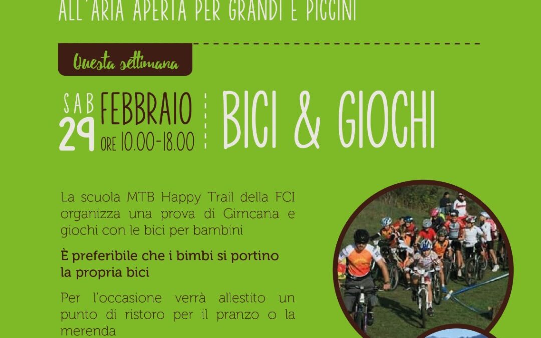 BICI & GIOCHI in Fattoria